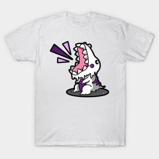 SM3GMASAURUS REX WHITE (PURPLE) T-Shirt